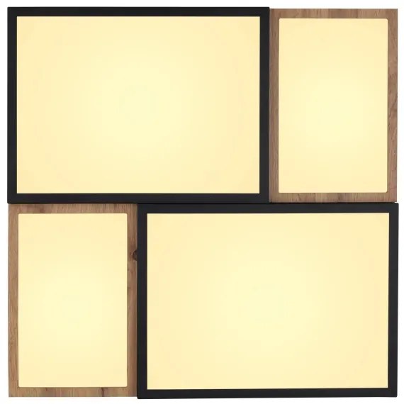 Globo 67286-50 - Plafoniera LED GUNDI LED/50W/230V marrone/nero