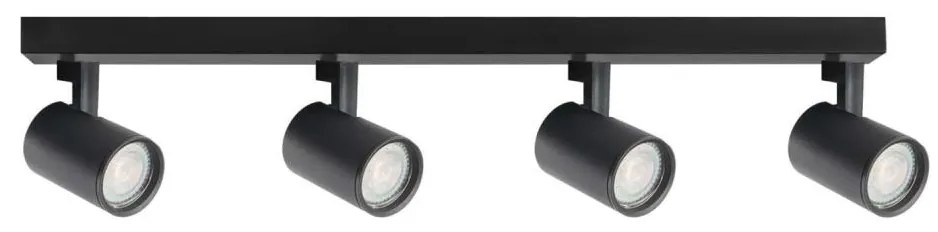 Faretto LYNX 4xGU10/10W/230V nero