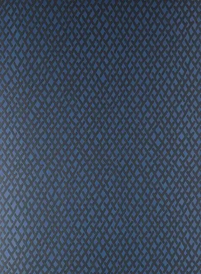 Farrow & Ball Carta da parati Amime - Stiffkey Blue/ Off-Black