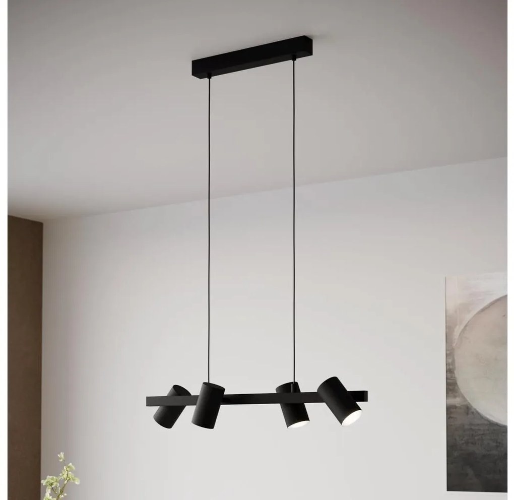 Eglo 99463 - Lampadario a sospensione con filo GATUELA 4xE14/25W/230V