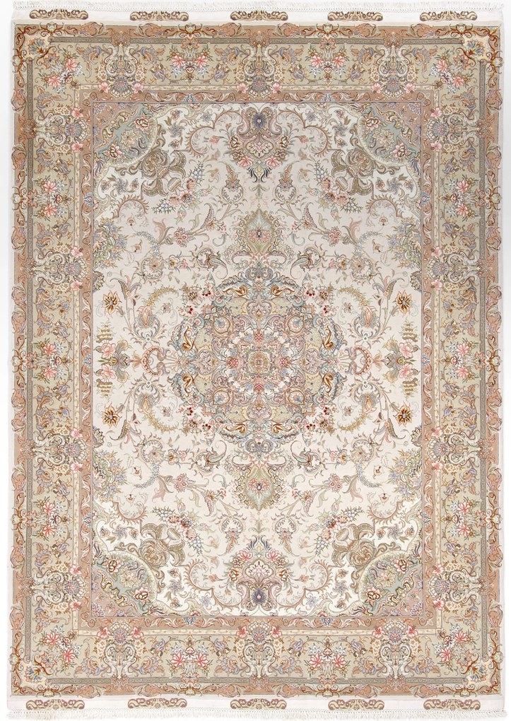 Tabriz Tappeto 150x210 (Iran) Annodato A Mano