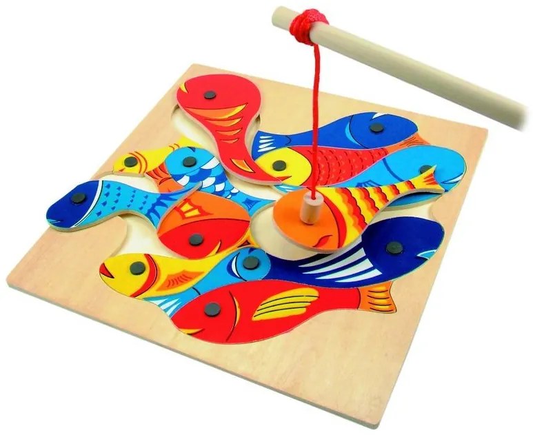Pesciolini con canna da pesca – gioco magnetico