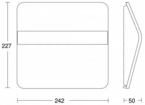 STEINEL 035730 - Numero civico solare LED XSolar LH-N LED/0,03W IP44