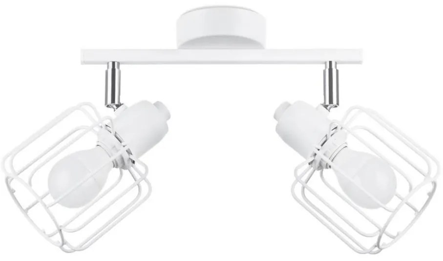 Sollux SL.1112 - Faretto BELUCI 2xE14/40W/230V bianco