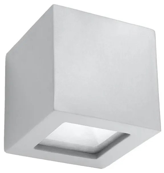 Sollux SL.0871 - Applique LEO 1xE27/60W/230V grigio