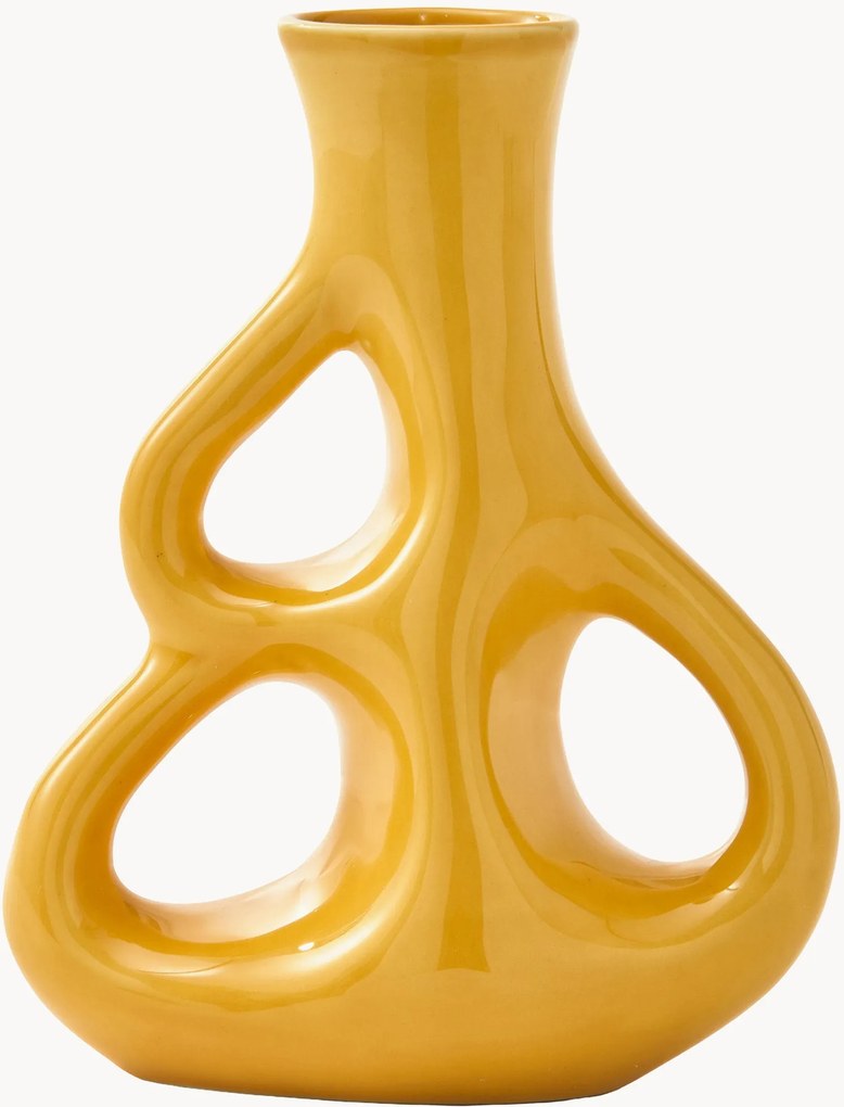 Vaso in ceramica Three Ears, alt. 51 cm