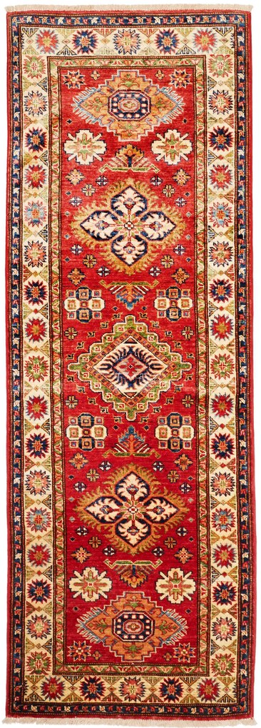 Kazak Tappeto 220 x 80 (Pakistan) Annodato A Mano