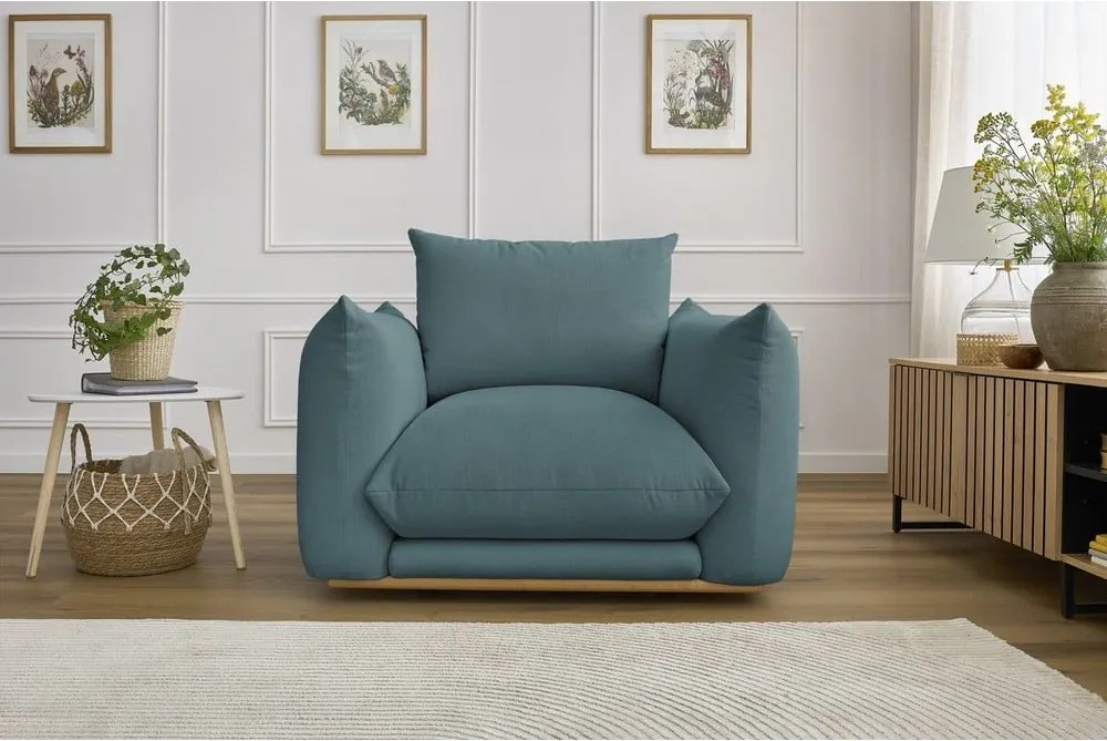 Poltrona blu Ernest – Bobochic Paris