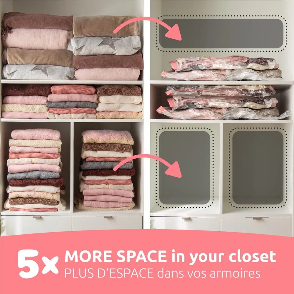 Sacchetti per il vuoto in set da 5 pezzi Premium Valve M - Compactor