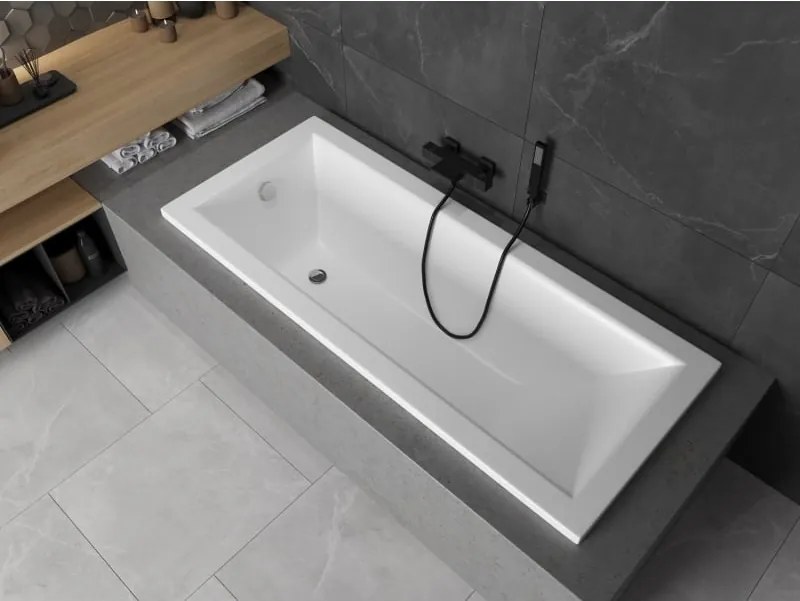 Mexen Cubik vasca rettangolare 120 x 70 cm, bianca - 55031207000