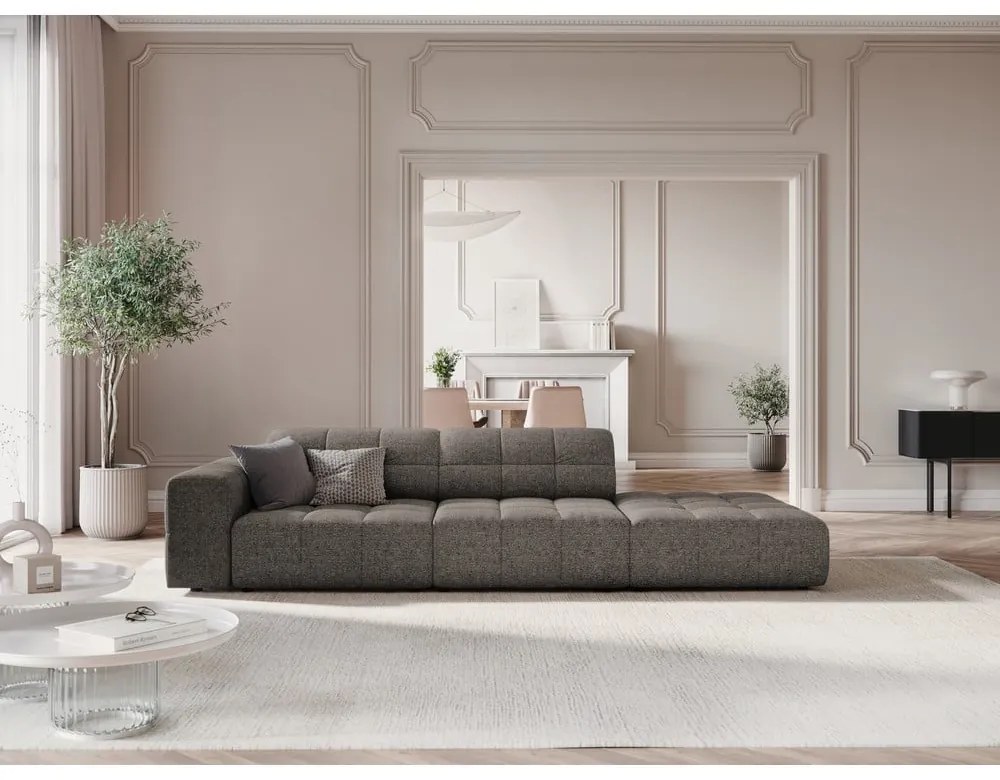 Chaise-lounge in grigio scuro (con penisola a sinistra) Chicago – Cosmopolitan Design