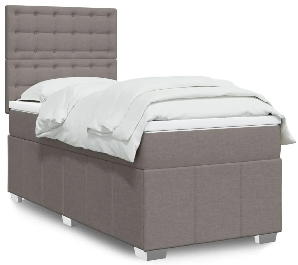 Giroletto A Molle Con Materasso Tortora 80x200 Cm İntessuto /