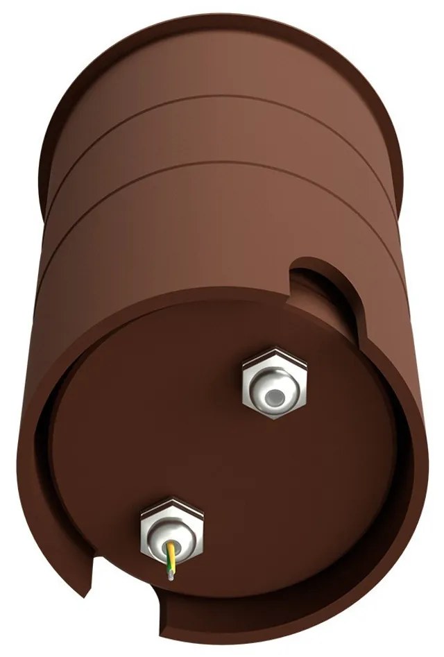 Faro Carrabile GU10 IP67 Orientabile INOX 304 Doppio Pressacavo - Corten