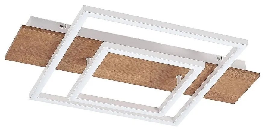 Lucande - Chariska LED Plafoniera L60 Wood/White Lucande