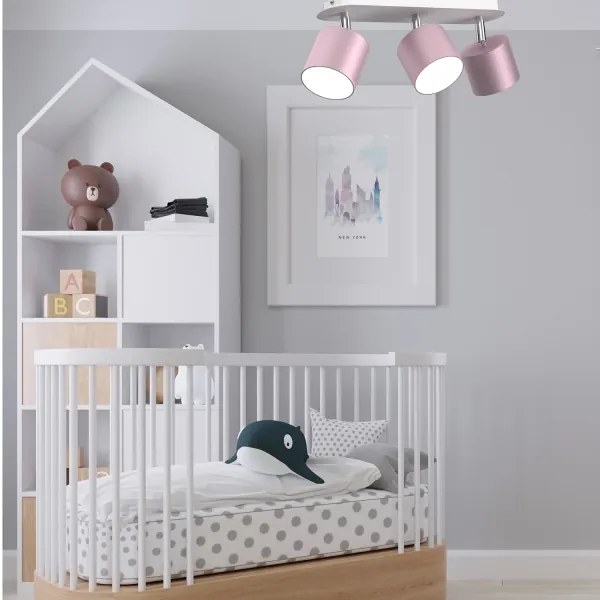 Faretto DIXIE 3xGX53/11W/230V rosa