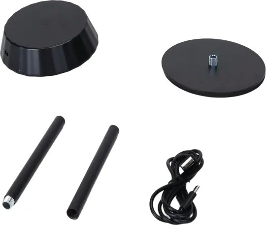 Aigostar - Lampada da tavolo LED dimmerabile AMBIENT LED/2,4W/5V 3000-6500K nera