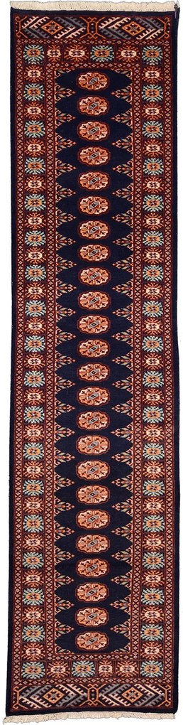 Bokhara Tappeto 80 x 320 Marrone (Pakistan) Annodato A Mano