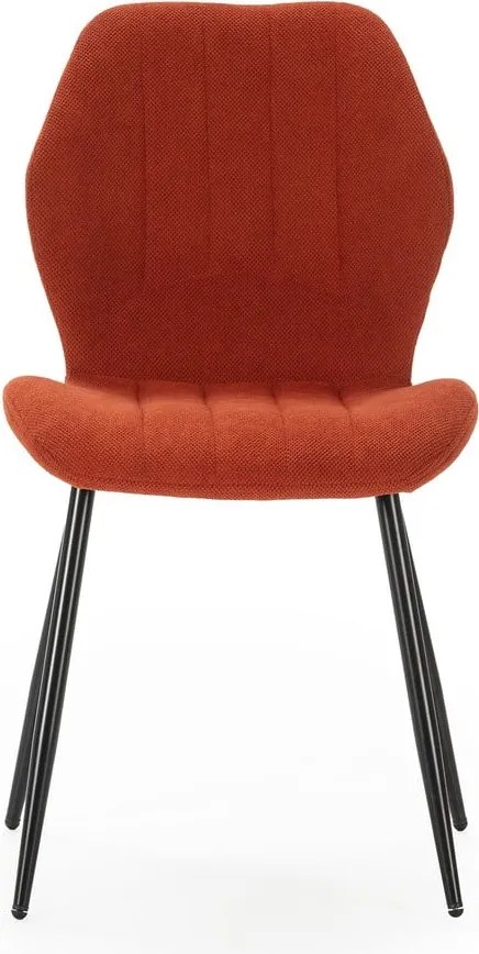 Set di sedie da pranzo color mattone 4 pz pezzi Milu - Marckeric