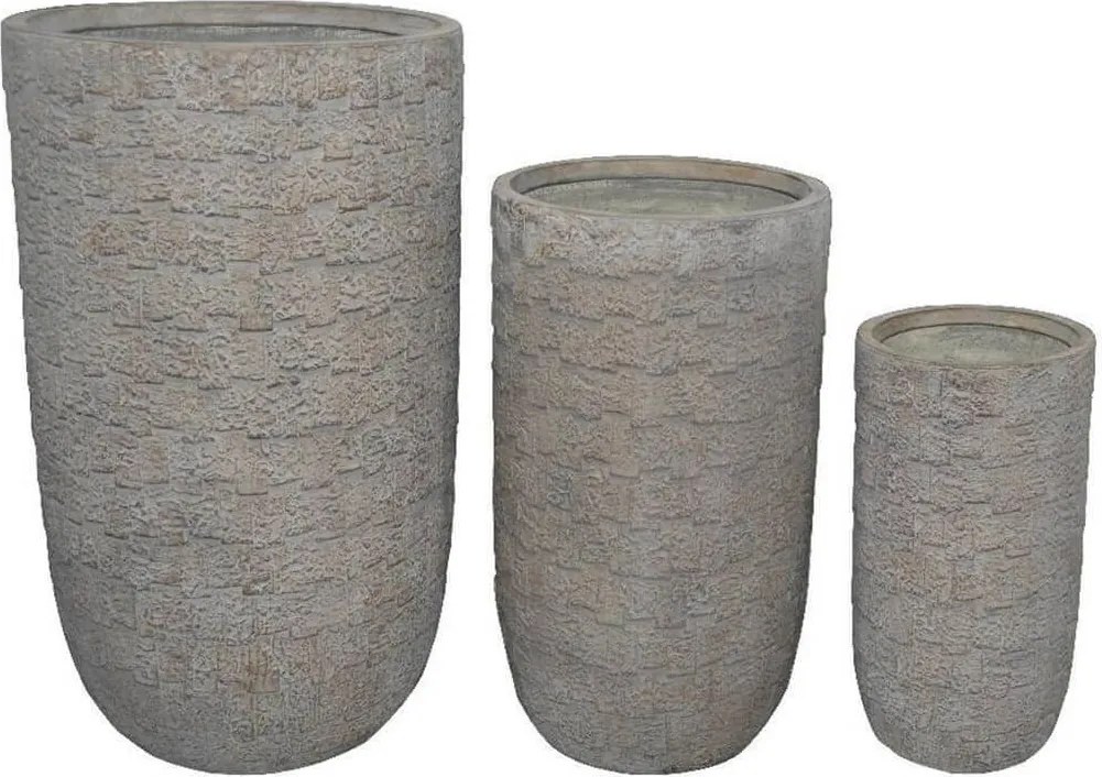 BEATRIZ - set di 3 vasi