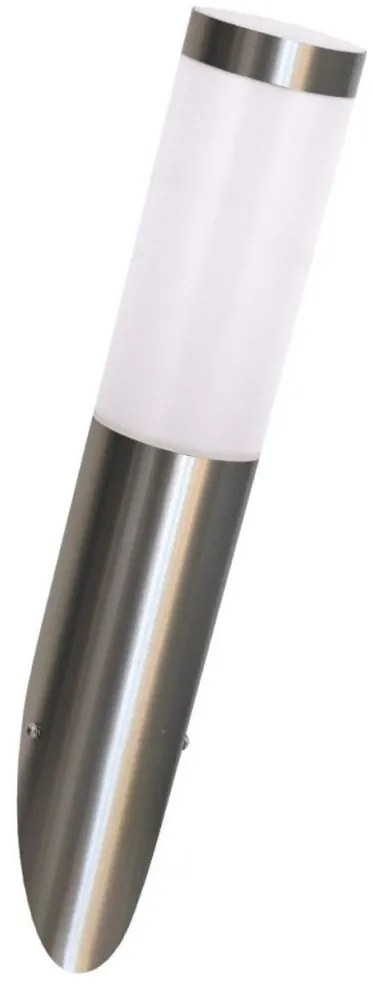 Lampada da parete esterna dimmerabile a LED LIVIA 1xE27/6W/230V IP44, finitura argento