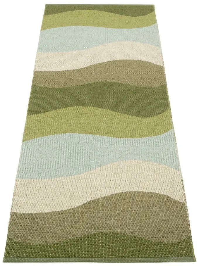 Passatoia da interno/esterno verde 70x200 cm Urvi Woods – Pappelina