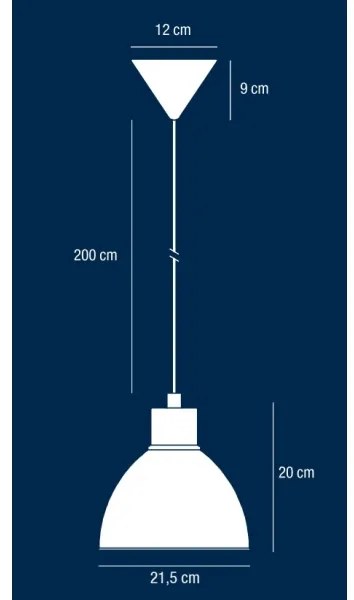 Nordlux - Lampadario a sospensione con filo POP 1xE27/40W/230V nero/oro