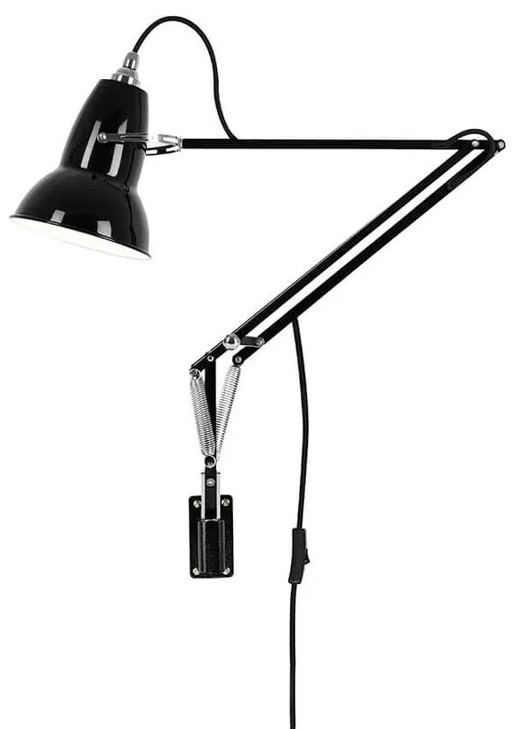 Anglepoise - Original 1227 Applique da Parete con Supporto Jet Black Anglepoise