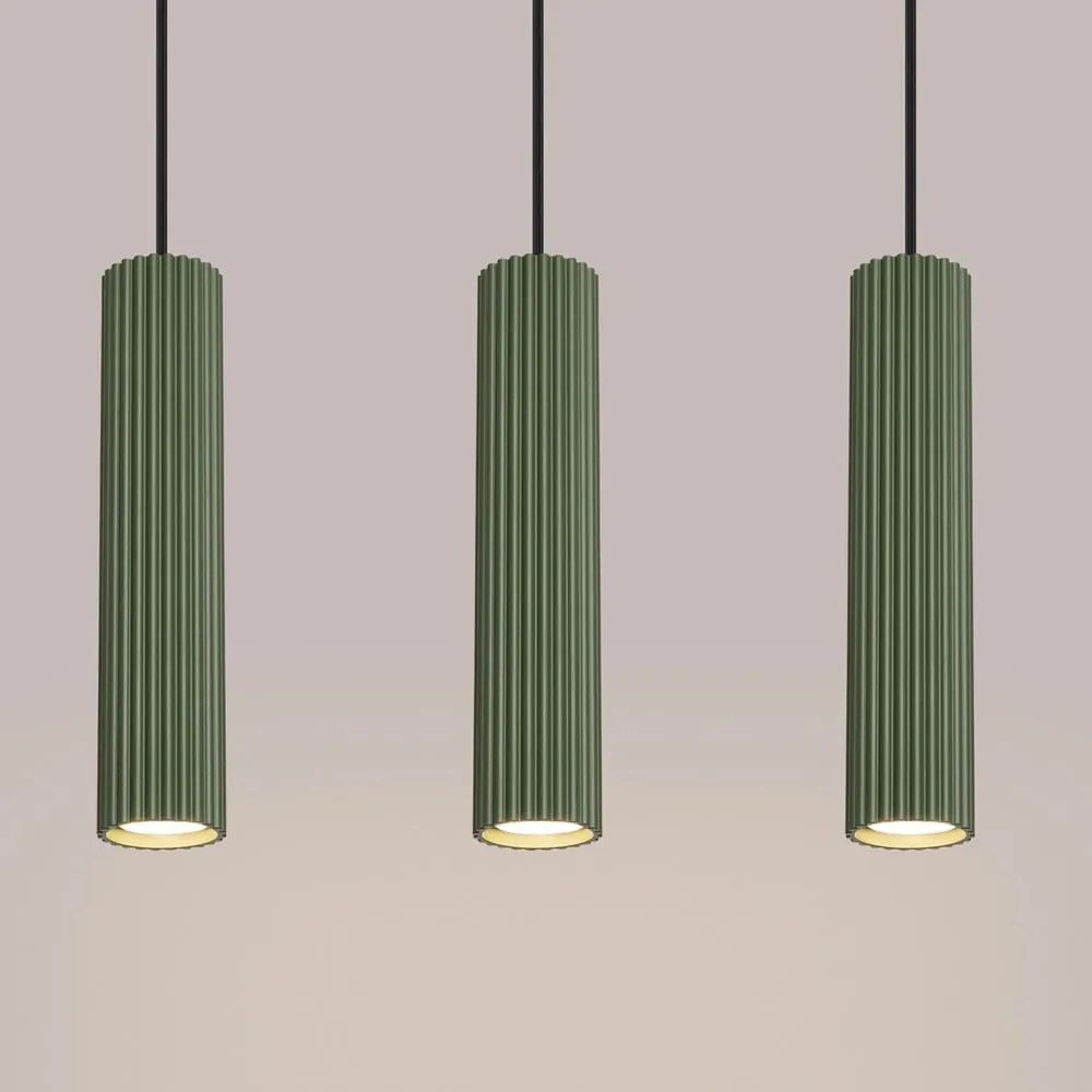 Lampadario verde Gleam – Sollux