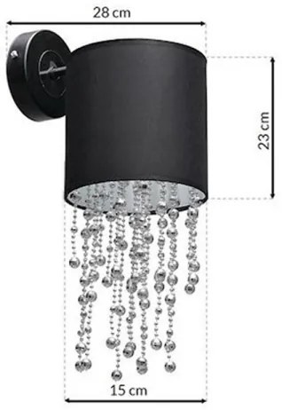 Applique ALMERIA 1xE27/60W/230V