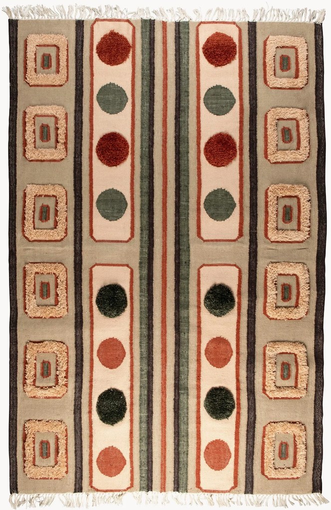 Tappeto alto tessuto a mano con nappe Haydon, varie misure