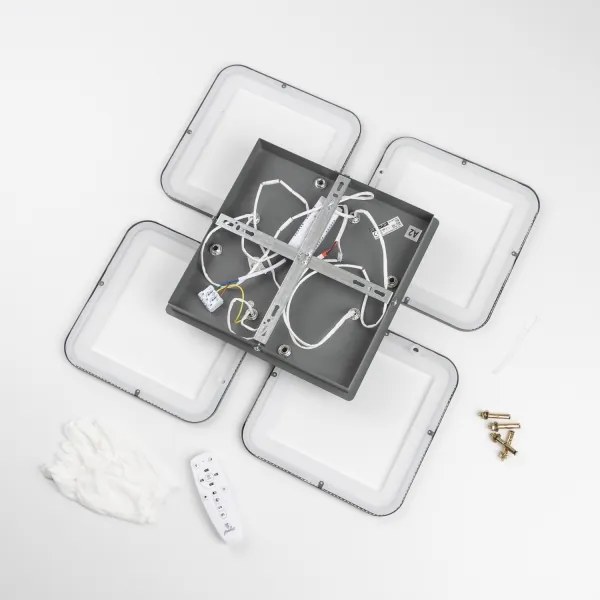 Brilagi - Lampadario a plafone LED dimmerabile SQUARED LED/85W/230V 3000-6500K + +TC