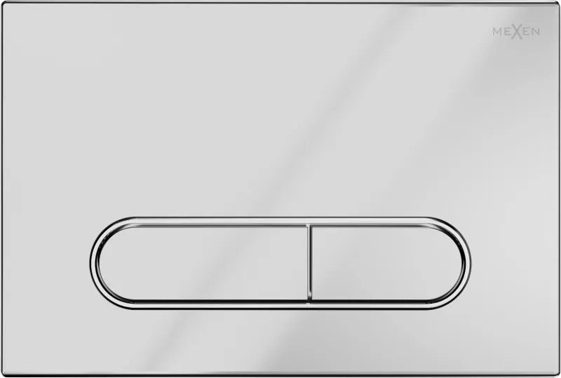 Mexen Fenix 11 pulsante di risciacquo, cromo lucido - 601101