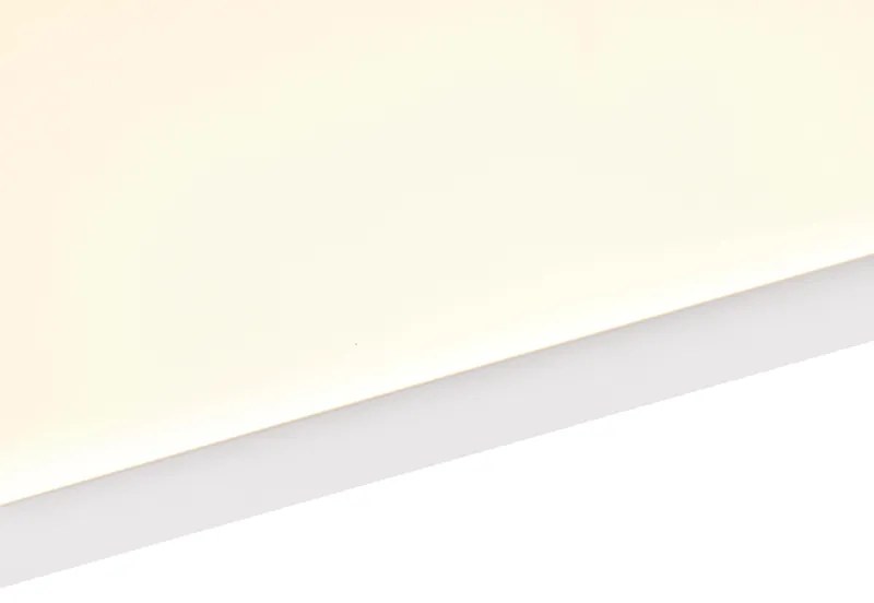 Plafoniera moderna in acciaio 120 cm con LED dimmerabile a 4 livelli - Liv