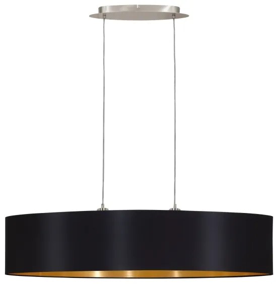 Eglo 31616 - Lampadario a sospensione con filo MASERLO 2xE27/60W/230V