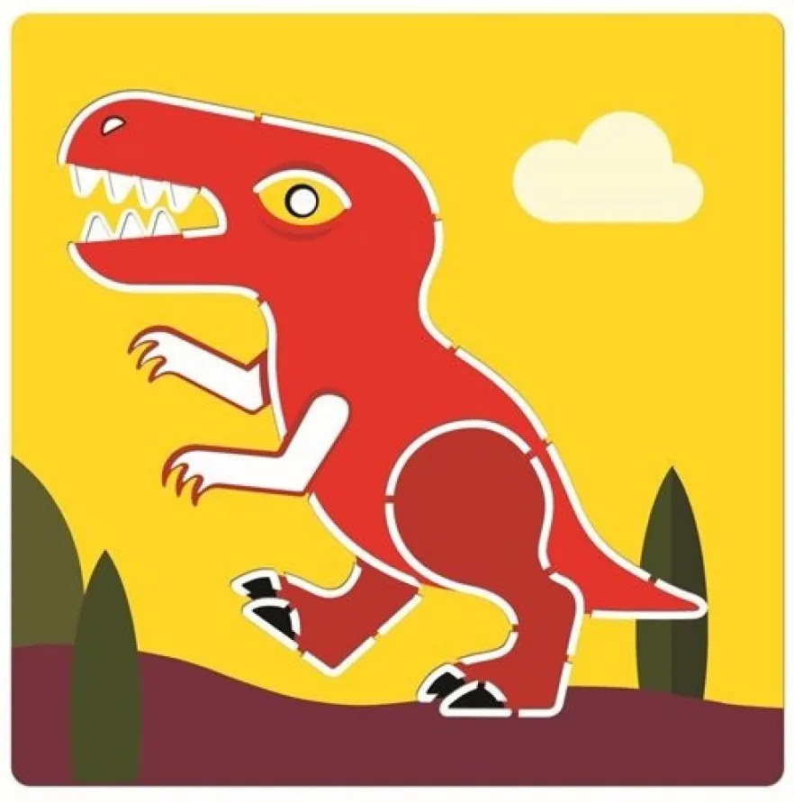 Stencil illustrati - dinosauri