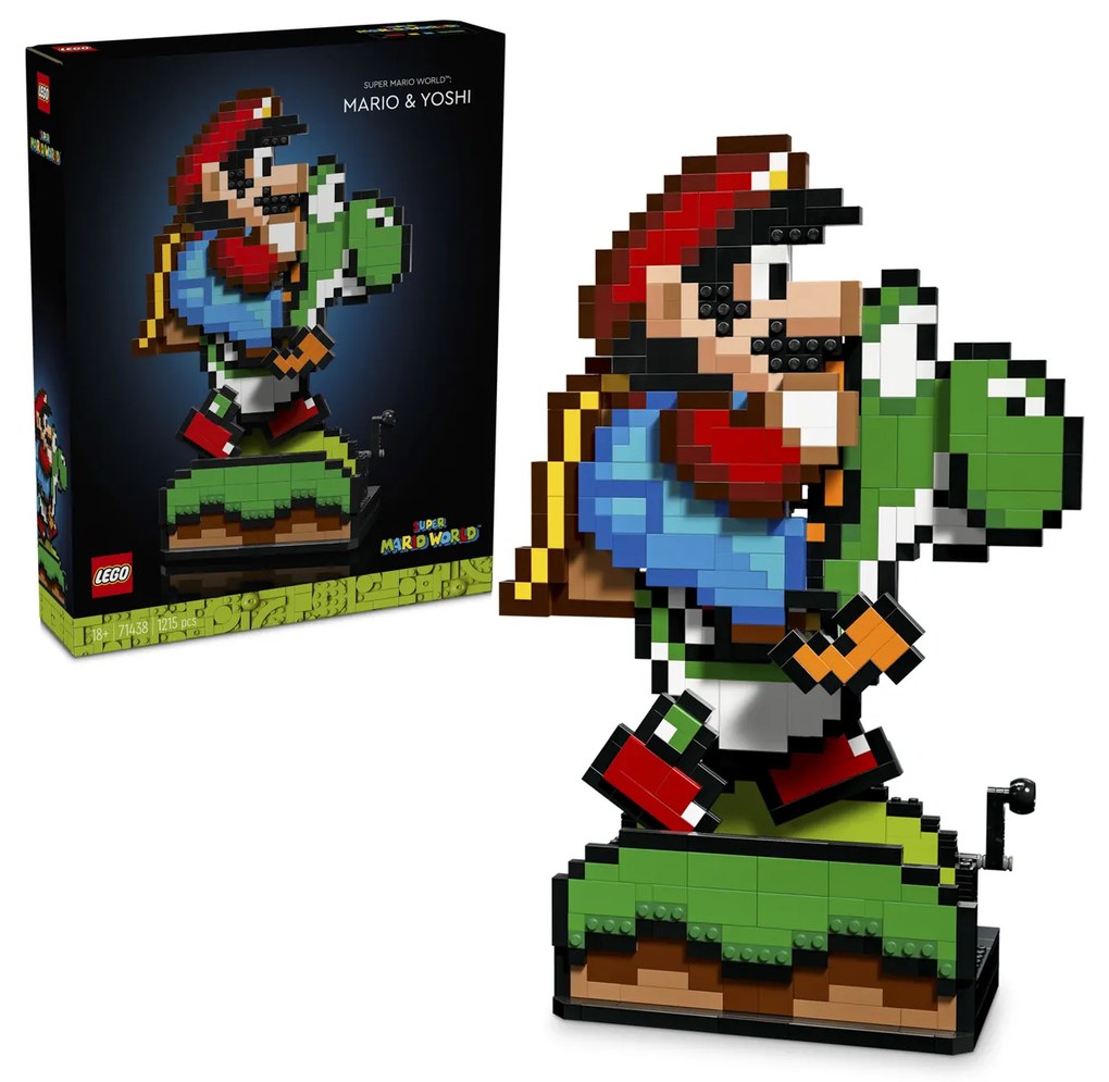 Mario e Yoshi Super Mario World Lego