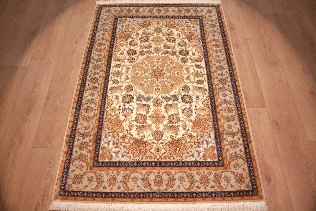 Isfahan Tappeto 100x160 (Iran) Annodato A Mano
