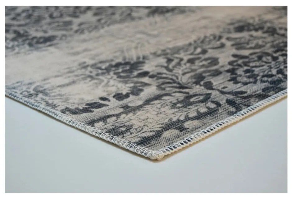 Tappeto grigio e beige Becky, 80 x 300 cm - Vitaus