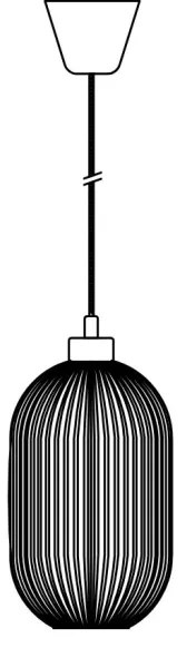 Nordlux - Lampadario a sospensione con filo MILFORD 1xE27/40W/230V diametro 20 cm