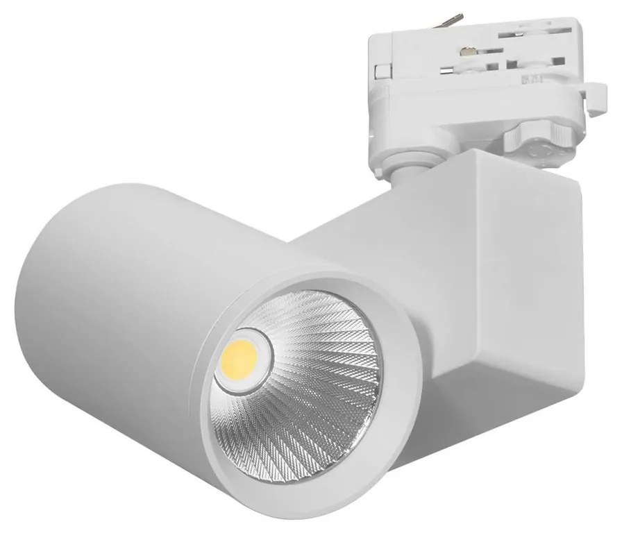 Faro LED 42W per Binario Trifase CRI92 36°/60° con driver Philips CCT Colore Bianco Variabile CCT