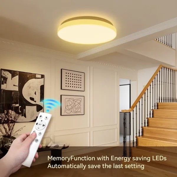 Brilagi - Lampada LED dimmerabile MILKY WAY LED/24W/230V 3000-6500K Ø 38 cm + telecomando