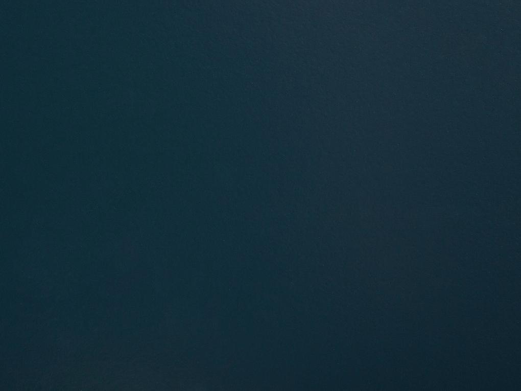Letto a doghe in legno con rete blu scuro 160 x 200 cm OLIVET Beliani