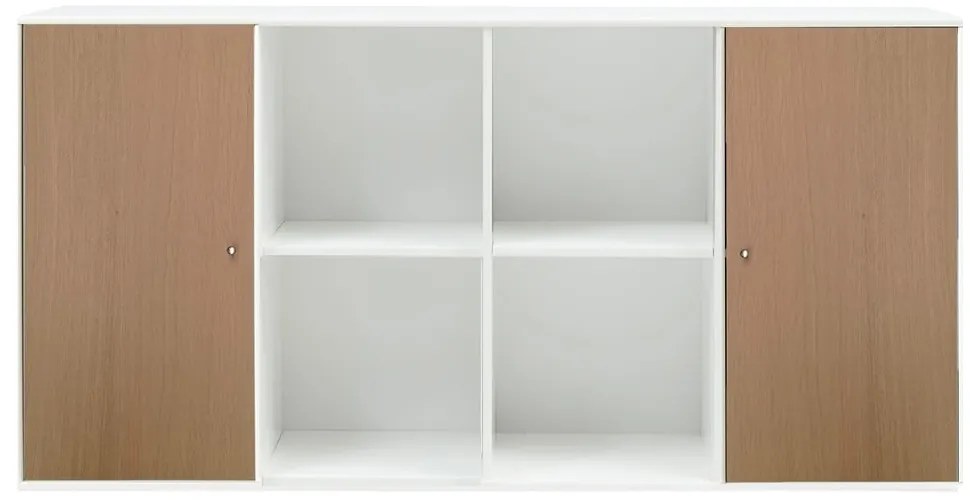 Cassapanca bianca in rovere Hammel , 136 x 69 cm Mistral Kubus - Hammel Furniture