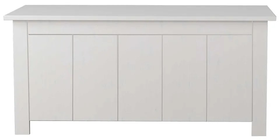 Cassapanca in legno di pino bianco 100x45 cm Bertram - Støraa