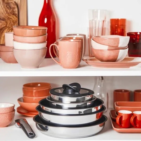 Tefal - Set pentole 5 pz INGENIO EMOTION acciaio inox