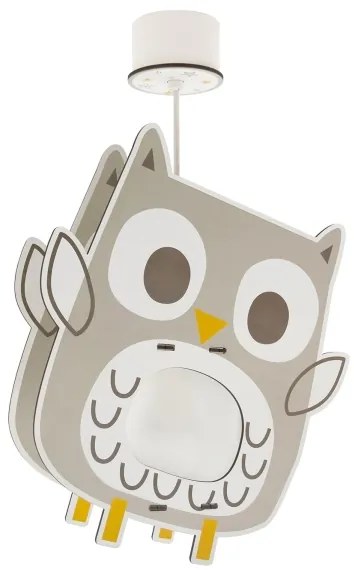 Dalber 63397 - Lampadario per bambini OWL 1xE27/15W/230V