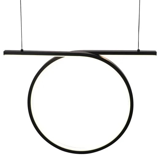 Lampadario a sospensione su cavo ODETTA LED/30W/230V 4000K nero