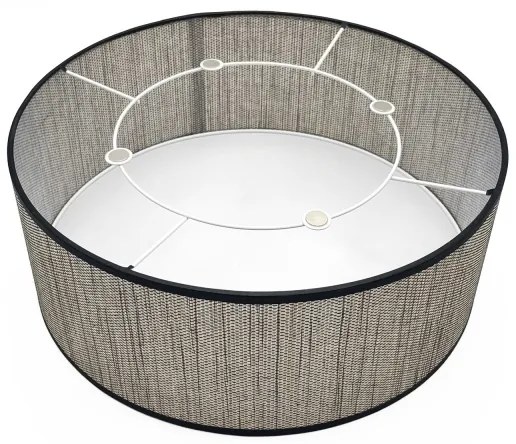 Plafoniera SIRJA 2xE27/15W/230V, diametro 35 cm, marrone