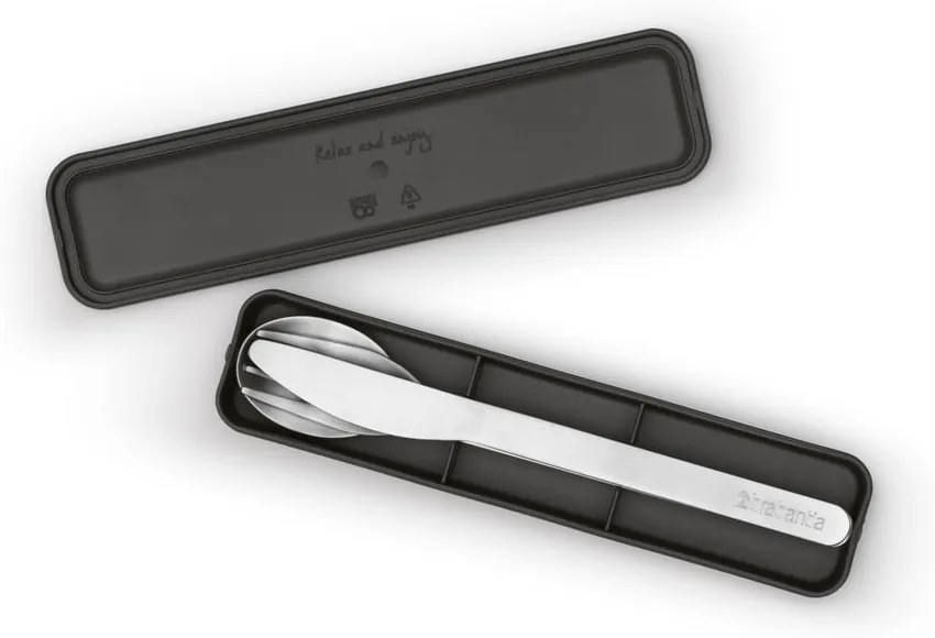 Set di posate da viaggio argentato in acciaio inox 3 pz Make &amp; Take - Brabantia