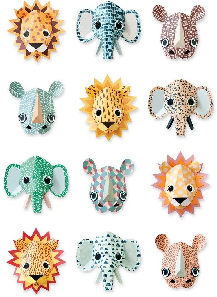 Studio Ditte Tapete Wild Animals Cool